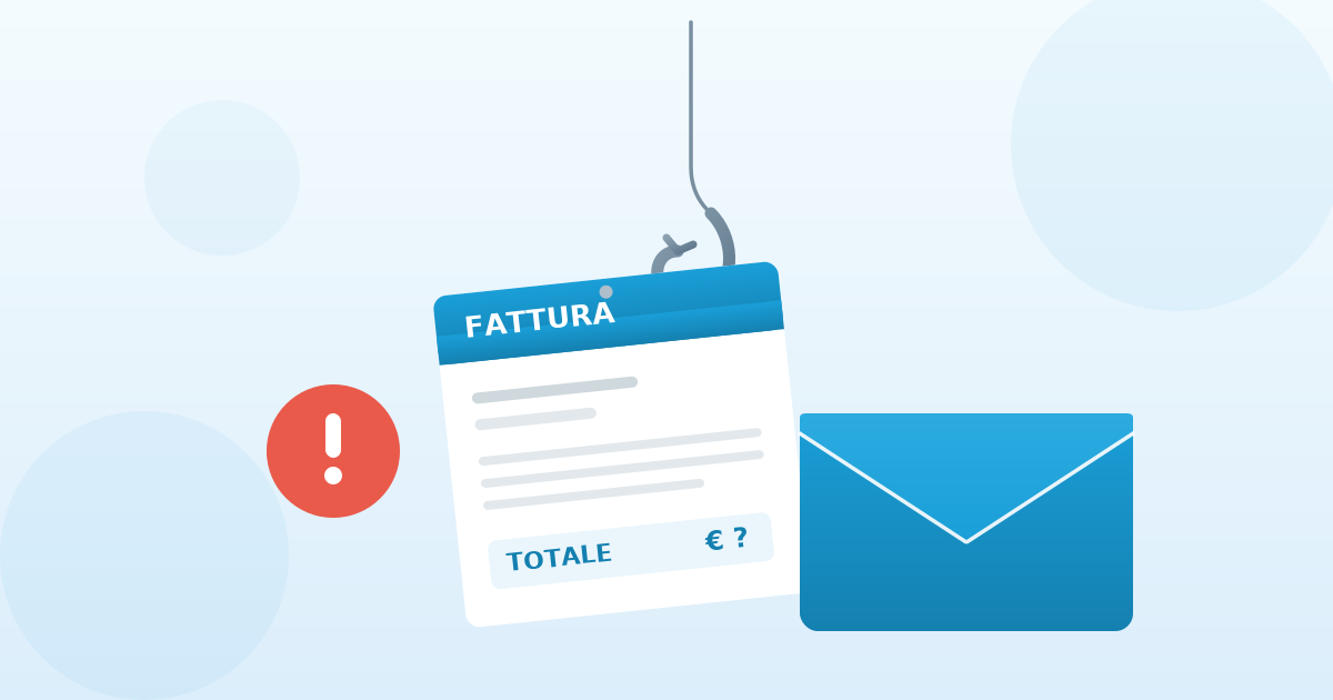 Truffa della finta fattura elettronica via PEC: un'email con allegato usata come esca di phishing